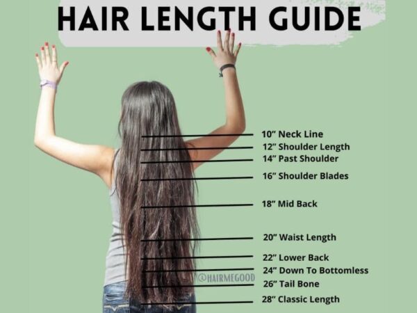 Long Hair Length Chart: Understanding your hair length