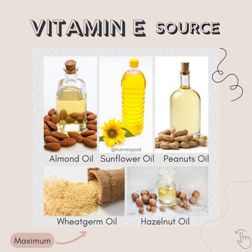 VITAMIN E OIL SOURCES