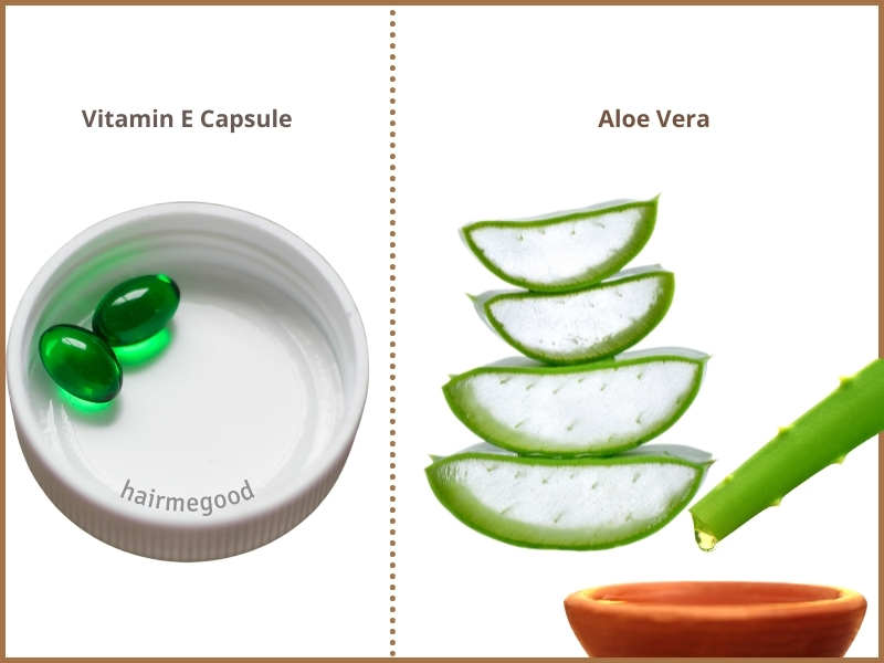 vitamin E and aloe vera